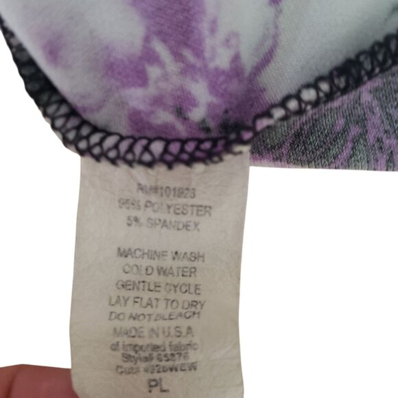 Womens Y2K Floral Ruffle‎ Babydoll  Blouse Petite Top Size L Fairy Romantic - Picture 6 of 8